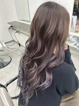 ロング カラー ヘアアレンジ 田口 莉奈のヘアスタイル