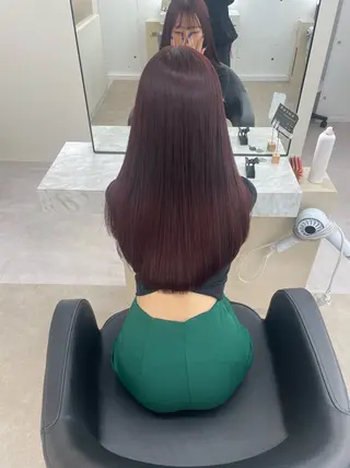 ロング 竹内 蓮のヘアスタイル