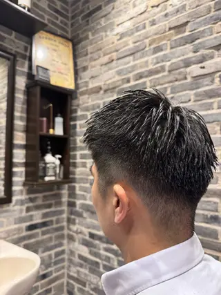 ショート メンズ 田中 温斗のヘアスタイル