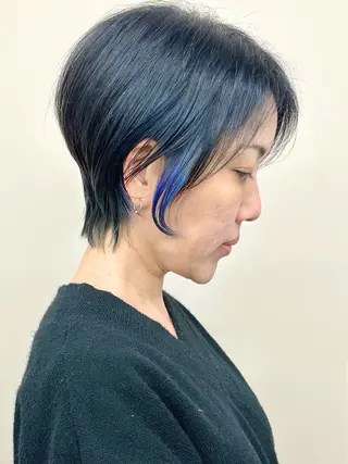 ショート ボブ/ゆるふわ ボブパーマ/とういのヘアスタイル