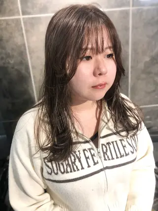 セミロング カラー メンズ特化✂️栗原 侑也のヘアスタイル