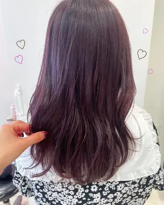 セミロング カラー 新宿駅近♡個室 ♡関口三都季🌜のヘアスタイル