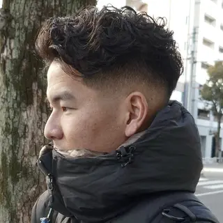 ショート パーマ メンズ 立川/メンズパーマ 厚進太郎のヘアスタイル