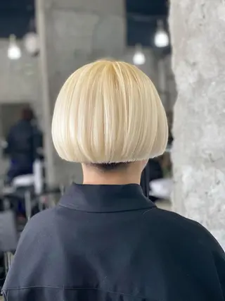 ショート カラー ヘアアレンジ ［似合わせヘア］ ✂︎OGURO✂︎のヘアスタイル