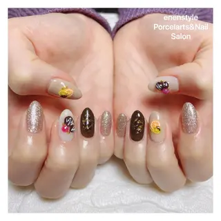 ミディアム ネイル 👑enen style👑のネイルデザイン