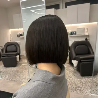 ショート ハルカ 透明感カラー 美髪縮毛矯正🥣のヘアスタイル