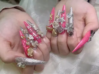ネイル lucky nail 歌舞伎町のネイルデザイン