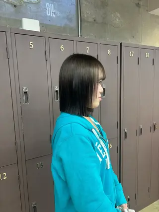 ミディアム 宮崎 わか菜/透明感カラーのヘアスタイル