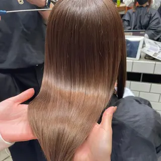 ロング カラー ヘアアレンジ 🌈本物の髪質改善 森田涼平のヘアスタイル