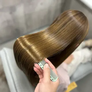 ロング カラー パーマ 三宮/髪質改善/縮毛 矯正🎀MISAKIのヘアスタイル