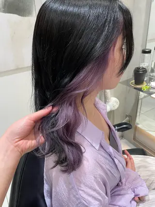 ミディアム カラー ヘアアレンジ 艶髪/レイヤーカット 🐣misakiのヘアスタイル