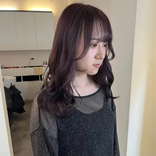 ミディアム カラー 梅田/髪質改善カラー ❄︎ mikiのヘアスタイル