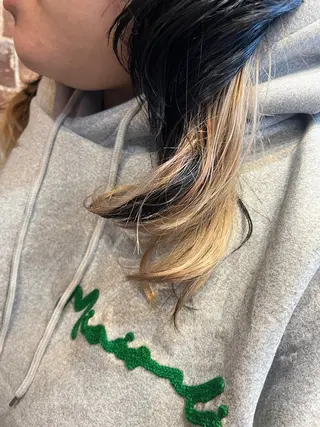 セミロング カラー 久木原 ゆりのヘアスタイル