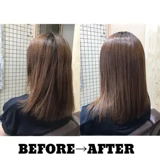 ロング 髪質改善＆縮毛矯正 三上大地のヘアスタイル