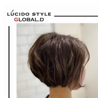 ショート カラー パーマ ヘアアレンジ メンズ キッズ ✂︎ショート、ボブ、 レイヤー🩵YUMIのヘアスタイル