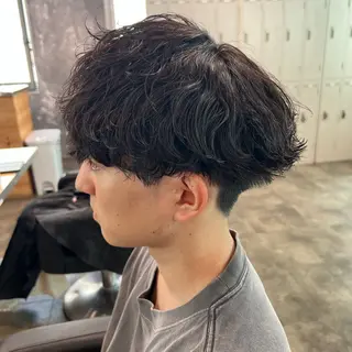 ショート カラー パーマ ヘアアレンジ メンズ キッズ 🔷横浜1のパーマ 職人🔷将太郎のヘアスタイル
