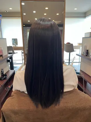 ロング パーマ 大人女子&髪改善専門 Nobuフリーランスのヘアスタイル