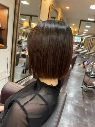 ミディアム カットモデル 天王寺🤍haruのヘアスタイル