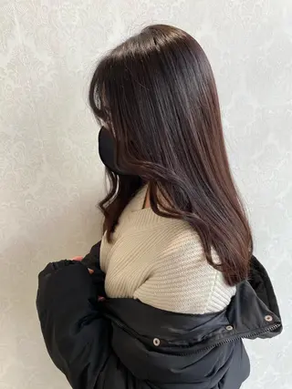 ロング カラー デザインカラー✨新倉 佑奈のヘアスタイル