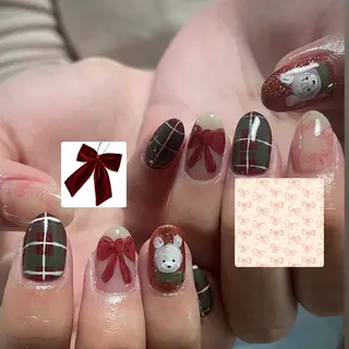 ミディアム LB.nail天王寺店所属・LBnail.sae /おえかきネイルのネイルデザイン