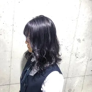 セミロング カラー 🔷横浜1のパーマ 職人🔷将太郎のヘアスタイル