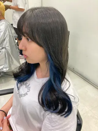 ロング カラー 💖ブリーチなし透明 感💖ASAHIのヘアスタイル