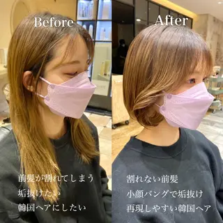 ショート カラー ヘアアレンジ 🌈小顔似合わせ SHIHO🌈のヘアスタイル