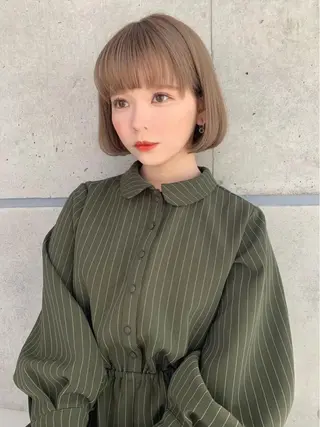 ショート カラー ヘアアレンジ 🩰透明感カラー♡ UTA🩰のヘアスタイル