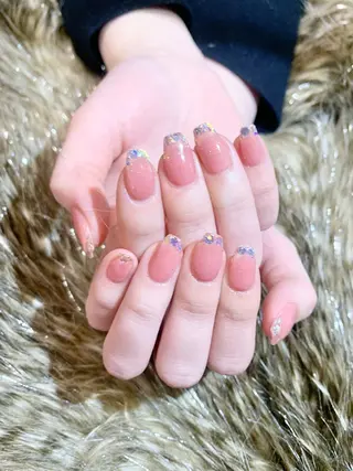 ネイル 🌙都岡 ムーンネイルのネイルデザイン