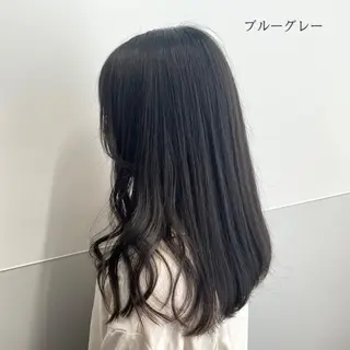 セミロング カラー SAKI ☺︎のヘアスタイル