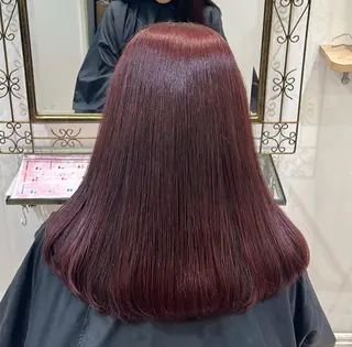 セミロング カラー 🍓女性専用サロン/ こころ🍓のヘアスタイル