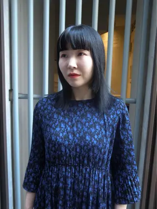 ミディアム maki @pullnocのヘアスタイル