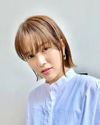 ミディアム LUAU岡本店所属・ボブ/レイヤーボブ/ 竹原湧太【LUAU】のヘアスタイル