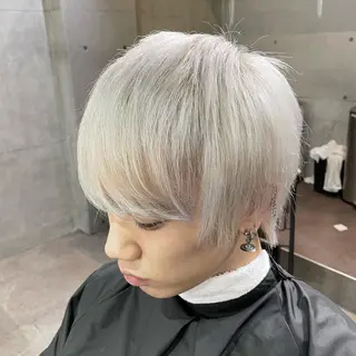 ショート カラー メンズ 髪質改善/ブリーチ /長山遼太郎のヘアスタイル