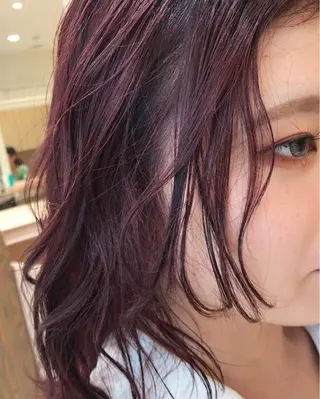 ミディアム カラー 当日予約🆗✂︎ ウエモト タクのヘアスタイル