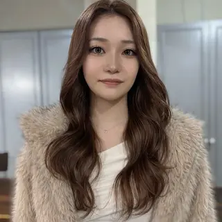 ミディアム カラー ブリーチなしベージュ カラー✨Takeのヘアスタイル