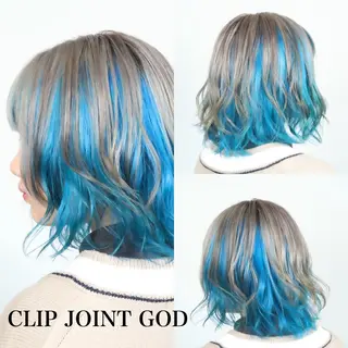 ミディアム カラー 今泉 周のヘアスタイル