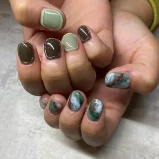 ネイル NORA nail UMEDA MAIのネイルデザイン