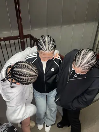 ロング ヘアアレンジ TNB TOKYO所属・エクステ/コーンロウ KURUMI⛓️🔥のヘアスタイル