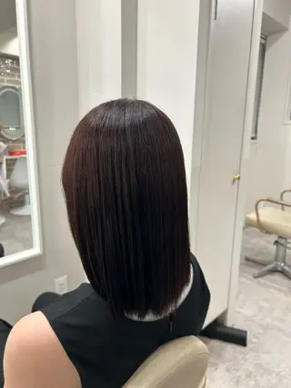 セミロング カラー ULUA ひまりのヘアスタイル