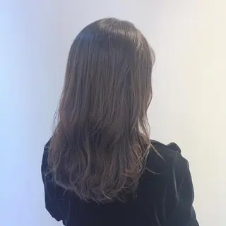 セミロング カラー ヘアアレンジ 似合わせhair🔸 アサダ タカコ🔸のヘアスタイル