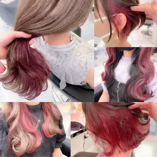 ロング カラー パーマ ヘアアレンジ メンズ キッズ ネイル マツエク・マツパ 🎀愛されモテヘア♡ 梅澤夏基🎀のヘアスタイル