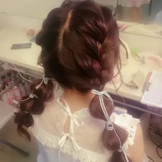 ヘアアレンジ Rêve なかやまのヘアスタイル