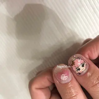 ネイル パラあり！フィルイン 美フォルムのネイルデザイン