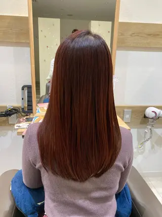 ロング カラー cyan SANAMIのヘアスタイル