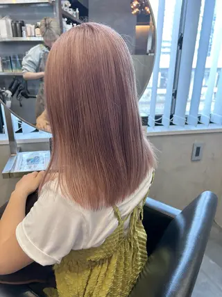 セミロング カラー Haru/THREE …by velvetのヘアスタイル
