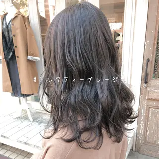 ミディアム ⭐️DAIKI⭐️ ハイトーン/髪質改善のヘアスタイル