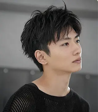 ショート メンズ 新谷 結菜のヘアスタイル