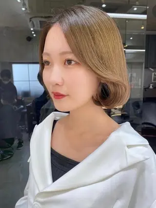 ショート 🌷レイヤー縮毛/ 艶カラー/ami🌷のヘアスタイル
