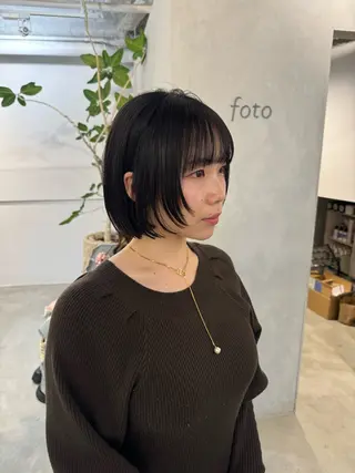 セミロング 新宿/顔周りカット +レイヤー=しずく♩のヘアスタイル